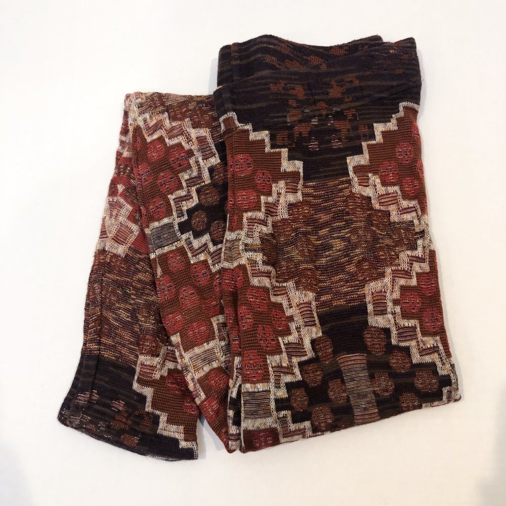 Free People Knit Aztec Bohemian Leggings